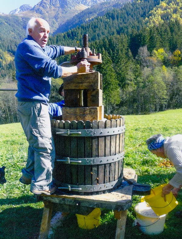 Pressage des pommes